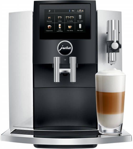 Jura Espresso S8 Zilver (EA) | Espressomachines | Keuken&Koken Koffie&Ontbijt | 7610917153824