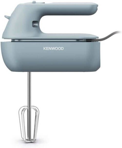 Kenwood Quickmix GO handmixer HMP40.000GY Grijs Alles in één opbergsysteem Geïntegreerde maatlepel 350W 5 snelheden en slow start 30% gerecycled plastic [onderdeel GO collectie]