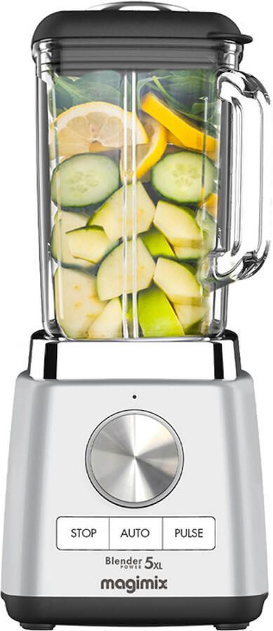 Magimix Blender Power 5 XL Smoothie Maker 2 Liter Ice Crusher Mat Chroom