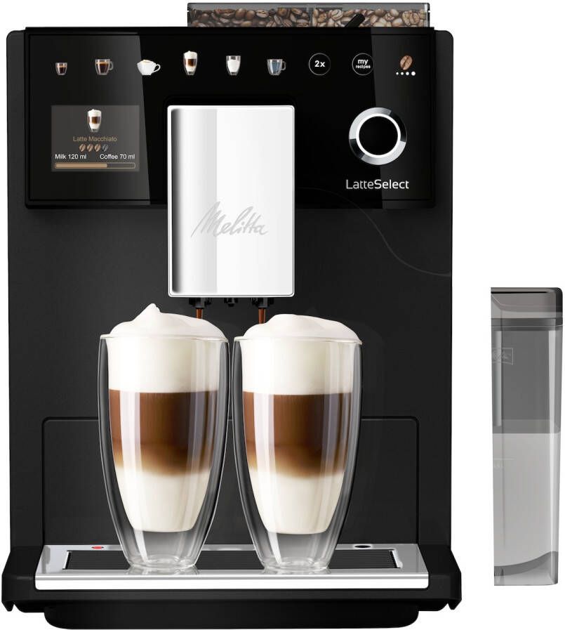 Melitta Latte Select F630-212 Espresso apparaat Zwart