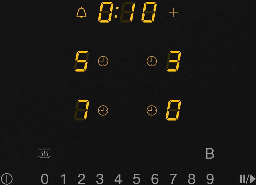 Miele KM 7361 FL Zwart Ingebouwd 62 cm Inductiekookplaat zones 4 zone(s)