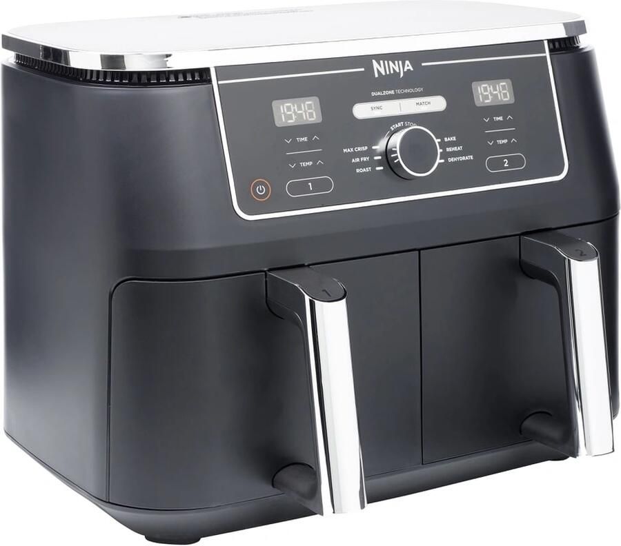 Ninja Foodi AF400EU Double Airfryer XXL Deux compartiments de cuisson 9 5 litres 2470 Watt Technologie Dual Zone - Foto 2