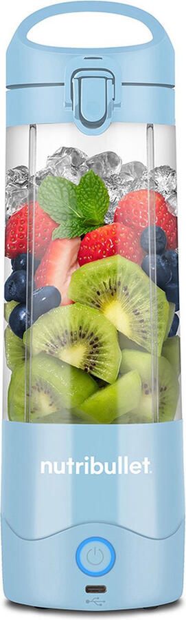 NutriBullet Portable Draagbare Blender To Go Oplaadbare Blender Mini Blender On The Go Draadloos Baby Blauw