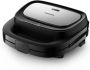 Philips Sandwichmaker 5000 Series HD2350 80 met 3 verwisselbare plaatsets gelijkmatige opwarming compacte opslag zwart zilver - Thumbnail 1