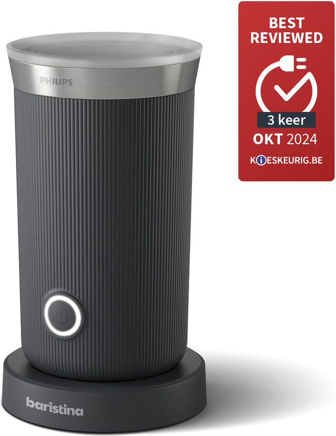 Philips Baristina Melkopschuimer BAR311 60 Zwart