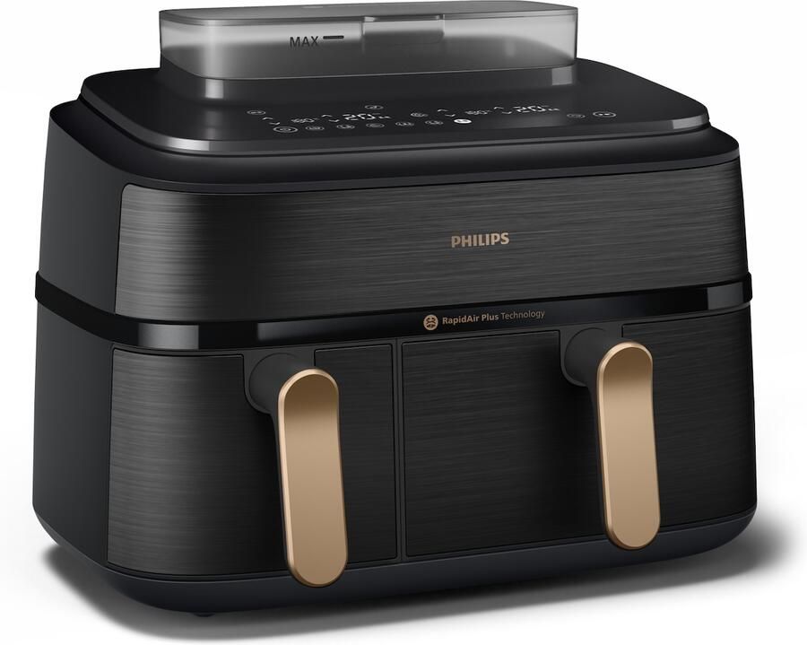 Philips Airfryer NA552 00 Steam Airfryer 5000 Series Dual Basket 9L Capaciteit (3L+6L) - Foto 9