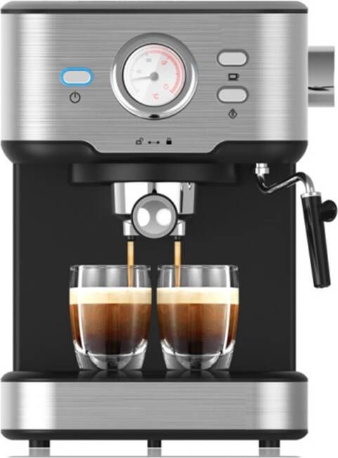 Princess Koffiezetapparaat 249412 Espressomachines voor gemalen koffie – Met melkopschuimpijpjes voor cappucino en latte macchiato – 2 kopjes Consumentenbond Beste Koop - Foto 4