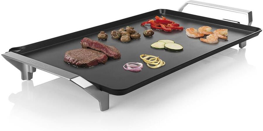 Princess Bakplaat 103120 Table Chef Premium Grillplaat Gourmet Groot 60x36 cm 2500W Regelbare thermostaat 1.5 meter snoer Teppanyaki Dubbel verwarmingselement Extra snel warm