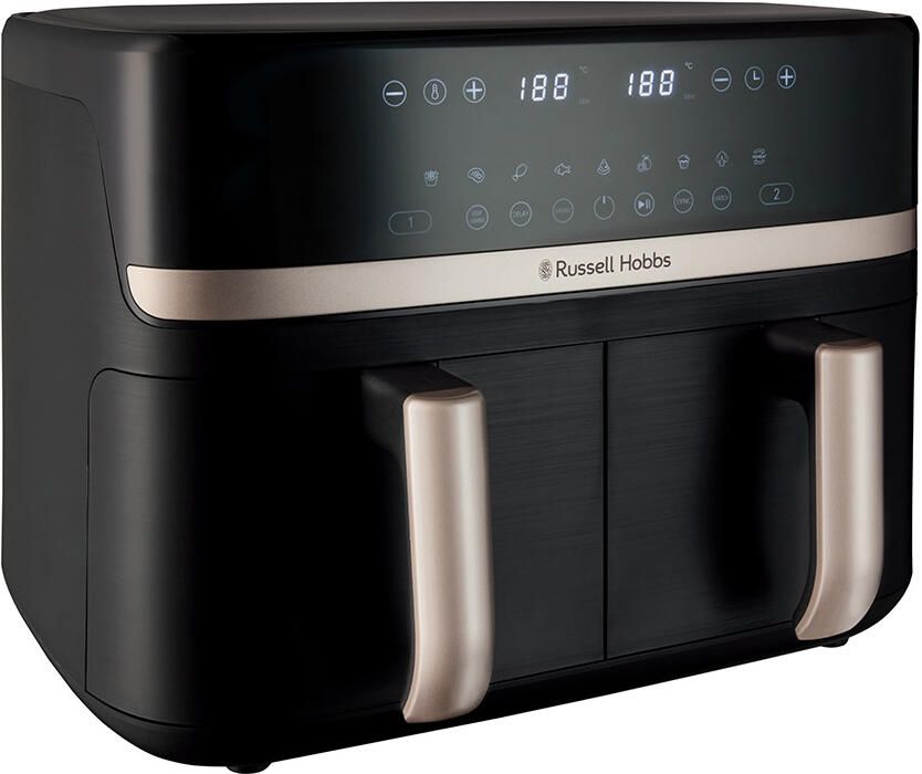 Russell Hobbs Satisfry Dual Basket 9L Airfryer Heteluchtfriteuse 27680-56 - Foto 2