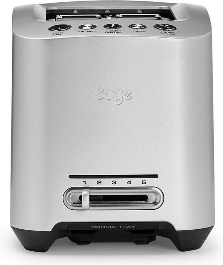 Sage Smart Toast 2 Slice STA825BAL2EEU1 Broodrooster Zilver