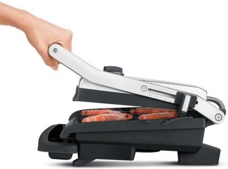 Sage THE ADJUSTA GRILL Contact grill Grijs - Foto 2