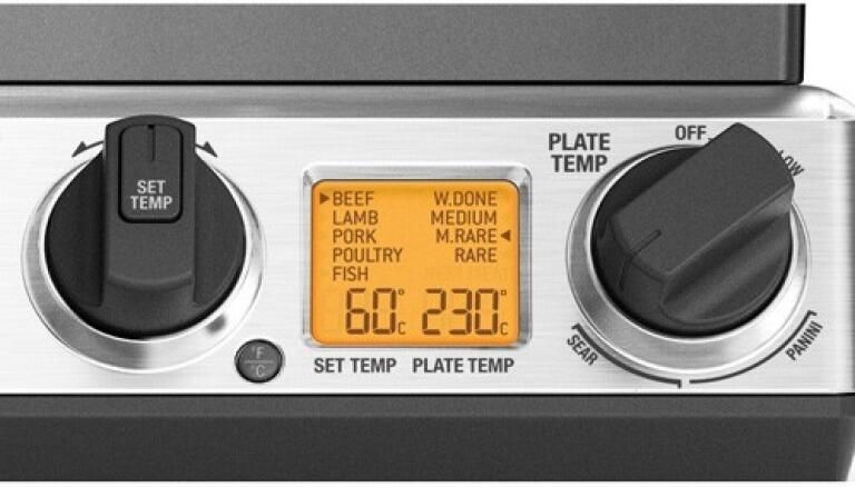 Sage The Smart Grill Pro Contact grill Grijs - Foto 3