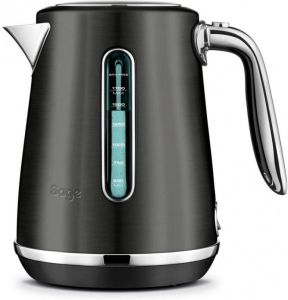 Sage the Soft Top Luxe Black Stainless Steel -Waterkoker