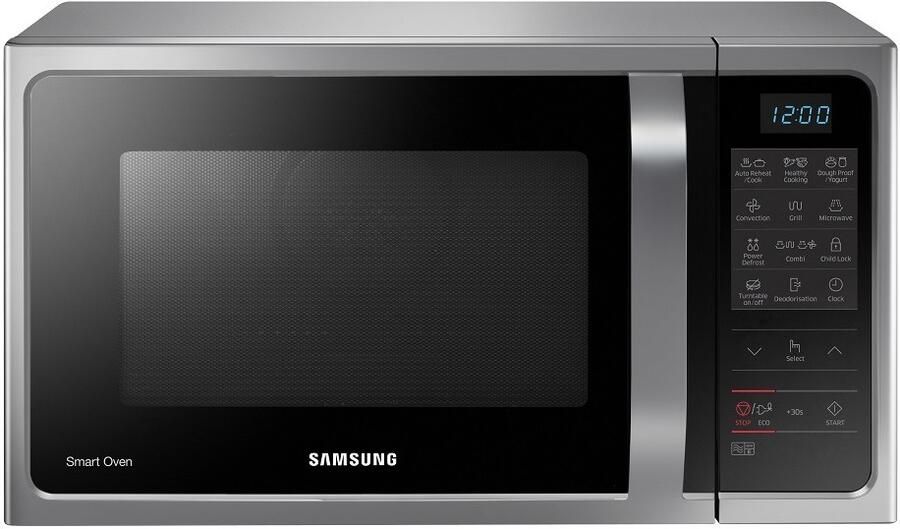 Samsung MC28H5013AS Aanrecht Combinatiemagnetron 28 l 1400 W Zwart Roestvrijstaal