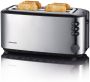 Severin Toaster AT 2509 warmte-isolerend + dubbelwandige edelstalen behuizing opzethouder voor broodjes - Thumbnail 2