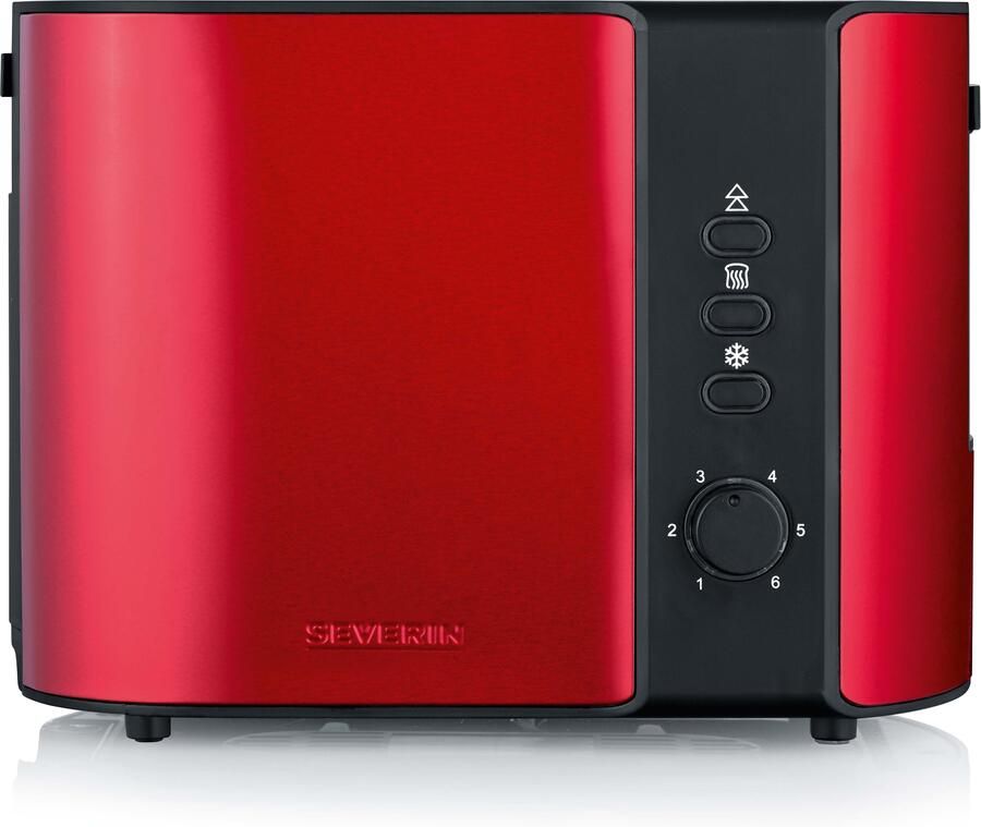 Severin AT 2217 broodrooster 2 sneden Rood (metallic) 800 Watt - Foto 3