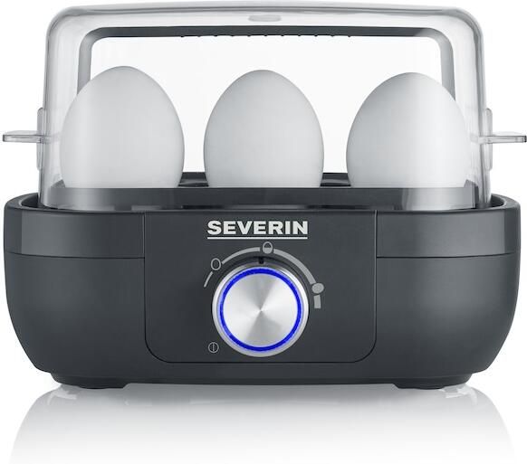 Severin EK 3166 Eierkoker electrisch 6 eieren matt zwart