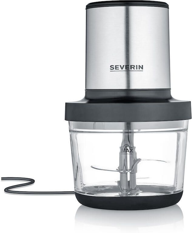 Severin KM 3867 Hakmolen elektrisch 400 W Zwart (mat) RVS (geborsteld) Glas