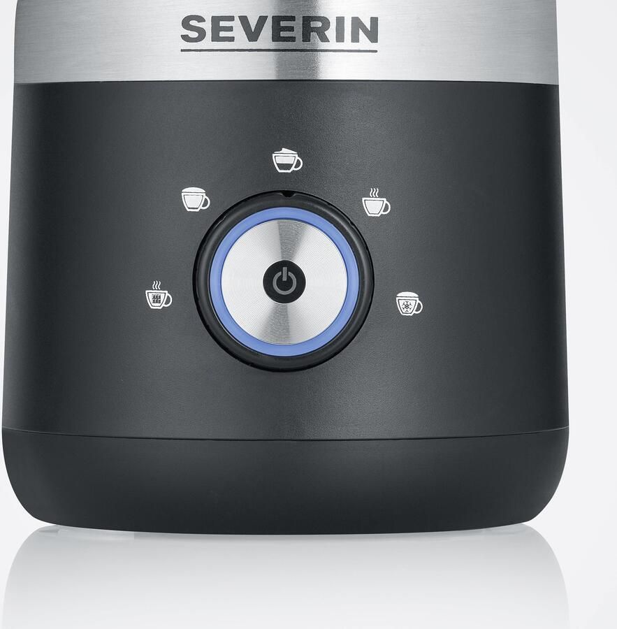 Severin SM 3588 Elektrische melkopschuimer 300 ml vulvolume roestvrijstalen afneembare melkcontainer