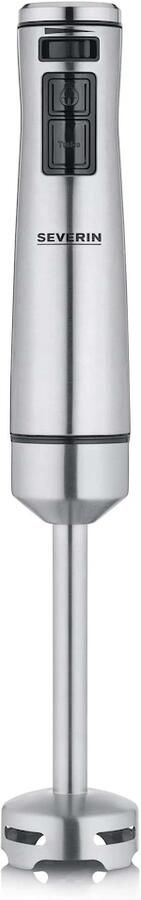 Severin SM 3773 Staafmixer – 1000 Watt – RVS – 4-Blads Mes – Inclusief Mengbeker 700 ml – Traploze Snelheidsregeling - Foto 2