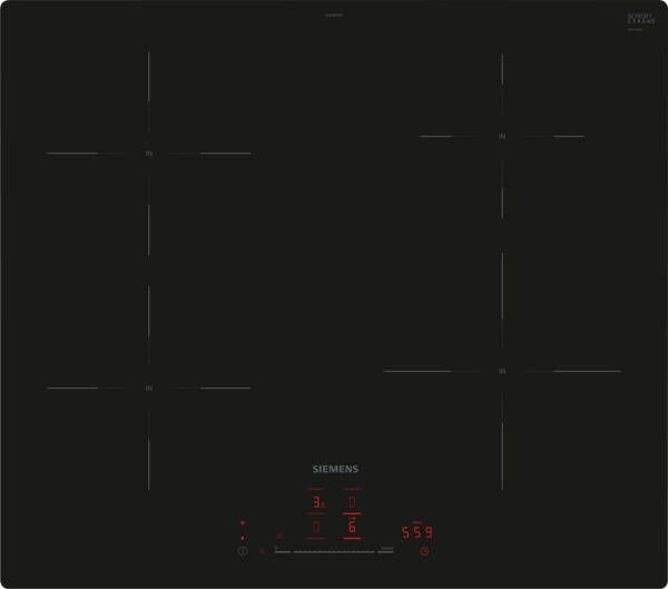 Siemens EH61RHEB1E Inductie inbouwkookplaat Zwart