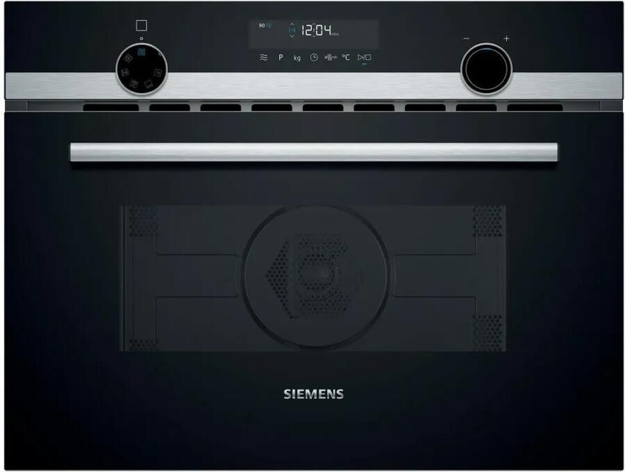 Siemens CM585AGS1 iQ500 Inbouwoven met magnetronfunctie 60x45 cm 44 l Zwart Eenvoudig te reinigen: Hydrolyse