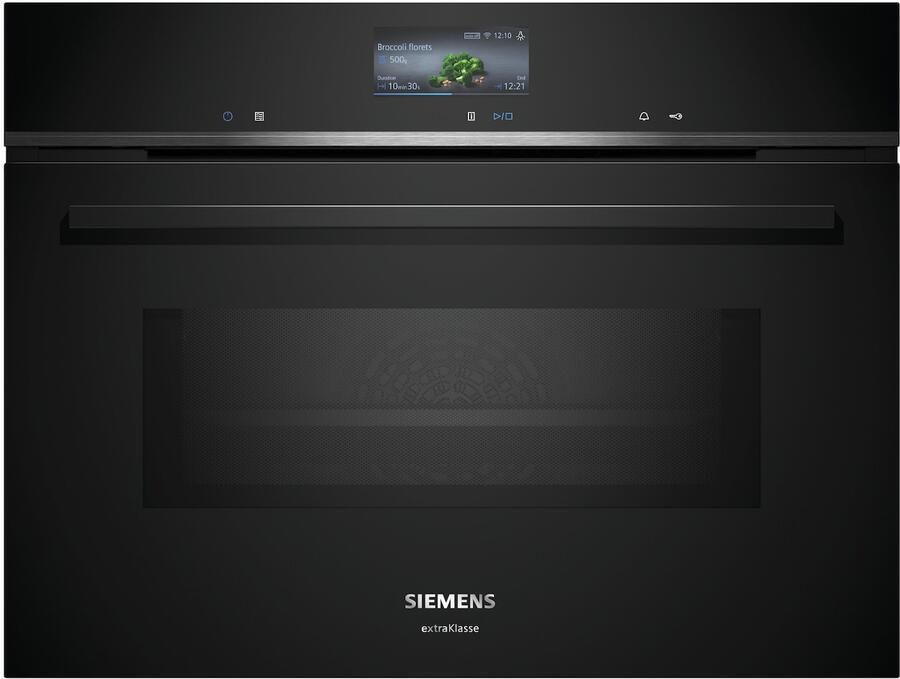 Siemens CM776GMB1F extraKlasse Inbouw oven met magnetron Zwart