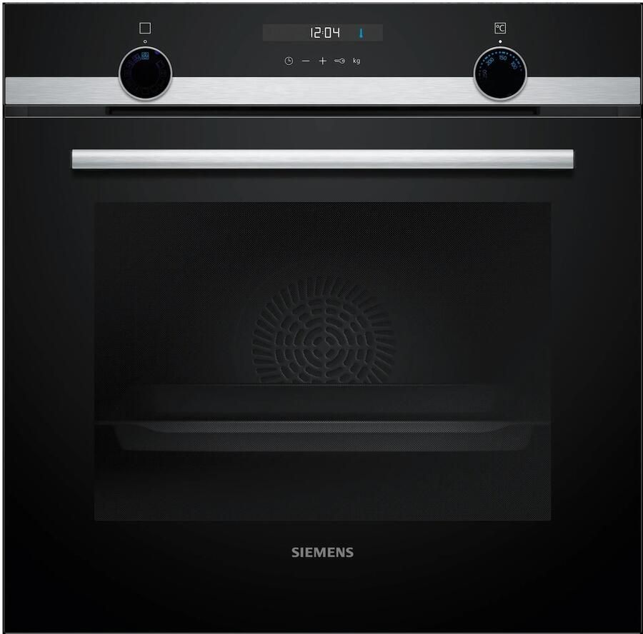 Siemens HB557GBS3F iQ500 Inbouwoven 60cm x 60cm 71 l Softclose 3D hetelucht: gelijkmatige warmteverdeling ecoClean Plus: moeiteloos schoon dankzij de speciale coating van de ovenwanden - Foto 2