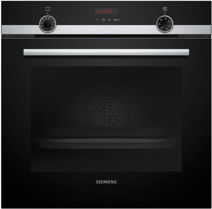 Siemens Pyrolyse oven IQ300 HB574ABR3F Zwart 7 kookmodi 59 5 x 59 4 x 54 8 cm