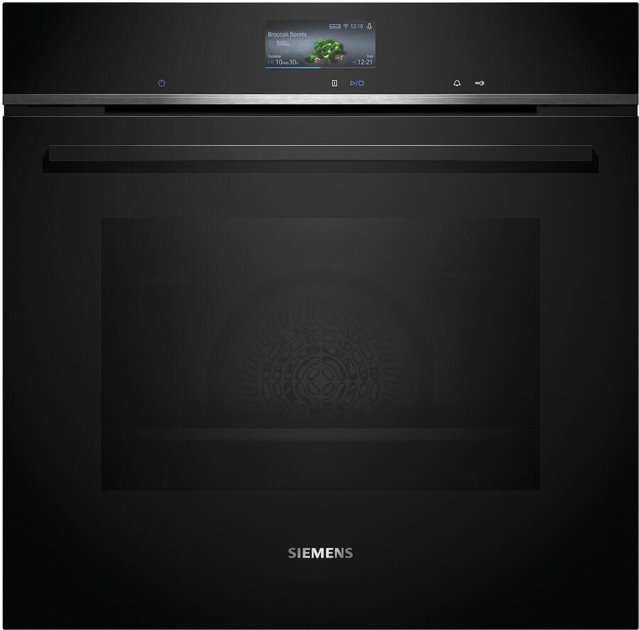 Siemens HB776G1B1 iQ700 Inbouwoven 60 cm x 60 cm Eenvoudig te reinigen met pyrolytische zelfreiniging activeClean Air Fry-functie: voor perfect en gezonde gefrituurde gerechten Home connect - Foto 2