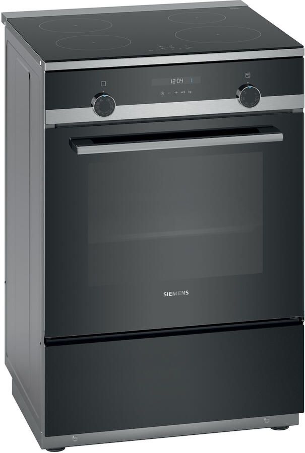 Siemens iQ500 HL9S5E040U fornuis Vrijstaand fornuis Inductiekookplaat zones Zwart A