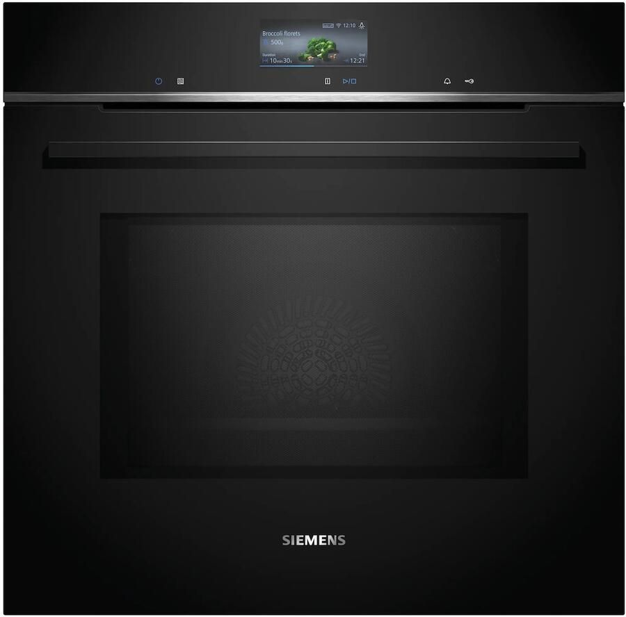 Siemens HM736G1B1 iQ700 Inbouwoven met magnetron 60 cm x 60 cm Air Fry-functie: voor perfect en gezonde gefrituurde gerechten Home Connect
