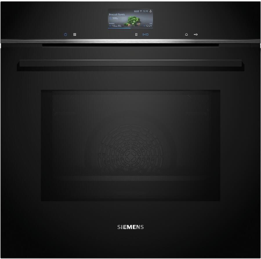 SIEMENS Inbouw oven met magnetron HM736GAB1 Air Fry functie voor knapperige resultaten & snel voorverwarmen