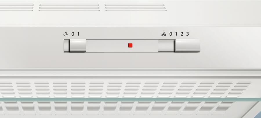 Siemens iQ100 LU62LFA21 afzuigkap 250 m³ uur Onderbouw Wit D - Foto 2