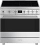 Smeg Symphony C9IMX2 fornuis Vrijstaand fornuis Electrisch Inductiekookplaat zones Roestvrijstaal A - Thumbnail 1