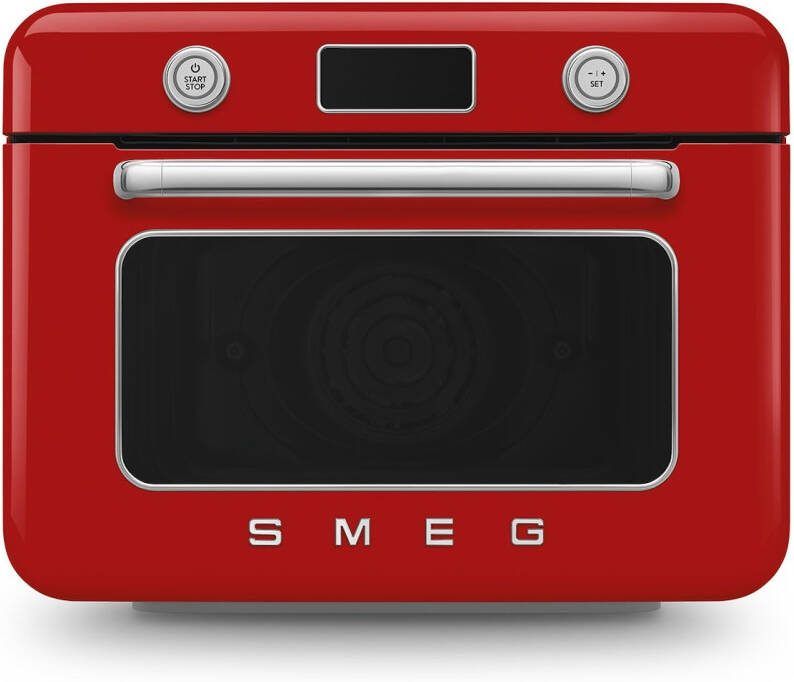 Smeg COF01RDEU Vrijstaande Combi-Stoomoven & Heteluchtoven Air Fry 30L 10 Functies 33 Automatische Recepten Galileo Multicooking Technologie '50s Style Rood - Foto 2