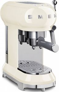 Smeg Handmatige espressomachine ECF01CREU Crème Jaren '50-stijl