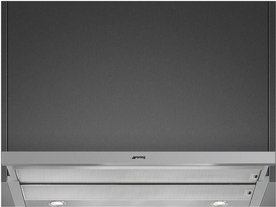 Smeg KSET900XE Afzuigkap vlakscherm Grijs