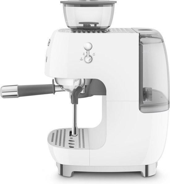 Smeg EGF03WHEU Espressomachine met geïntegreerde bonenmaler Wit - Foto 2