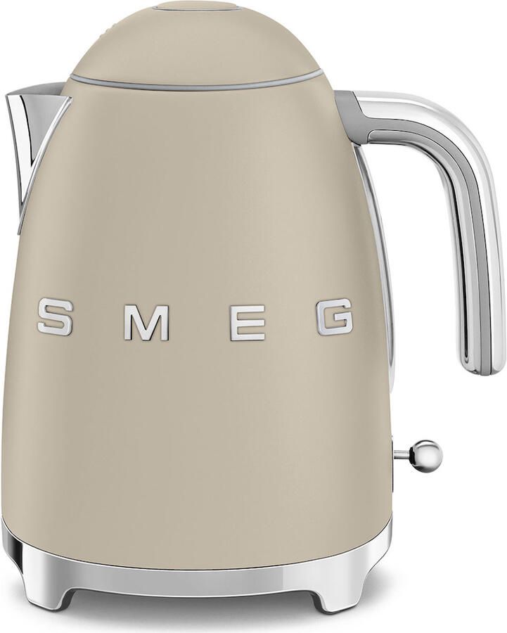 Smeg KLF03MLMEU Waterkoker 1 7 Liter 2400W RVS Kalkfilter 360° Draaivoet Soft Opening Automatische Uitschakeling '50s Style Mat Moonlight