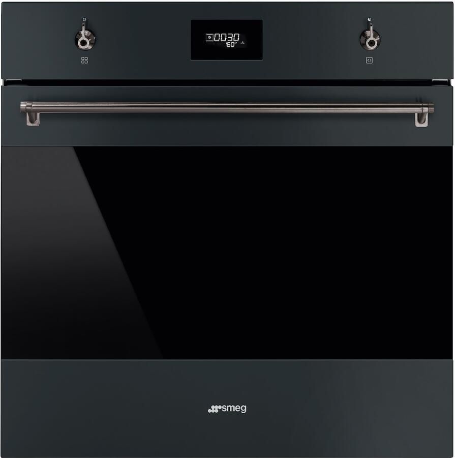 Smeg SFP6301TVN Inbouw Oven Classici 70 Liter Mat Zwart Pyrolyse Reiniging Multifunctionele Heteluchtoven Energieklasse A+