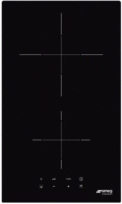 Smeg SI2321D Inbouw inductiekookplaat Zwart