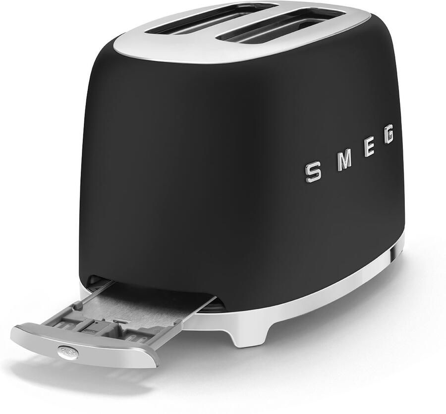 Smeg TSF01BLMEU Mat Zwart | Broodroosters | Keuken&Koken Keukenapparaten | 8017709290757 - Foto 2