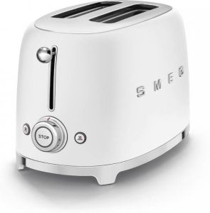 Smeg TSF01WHMEU Broodrooster Mat Wit 2x2 950W 6 niveaus