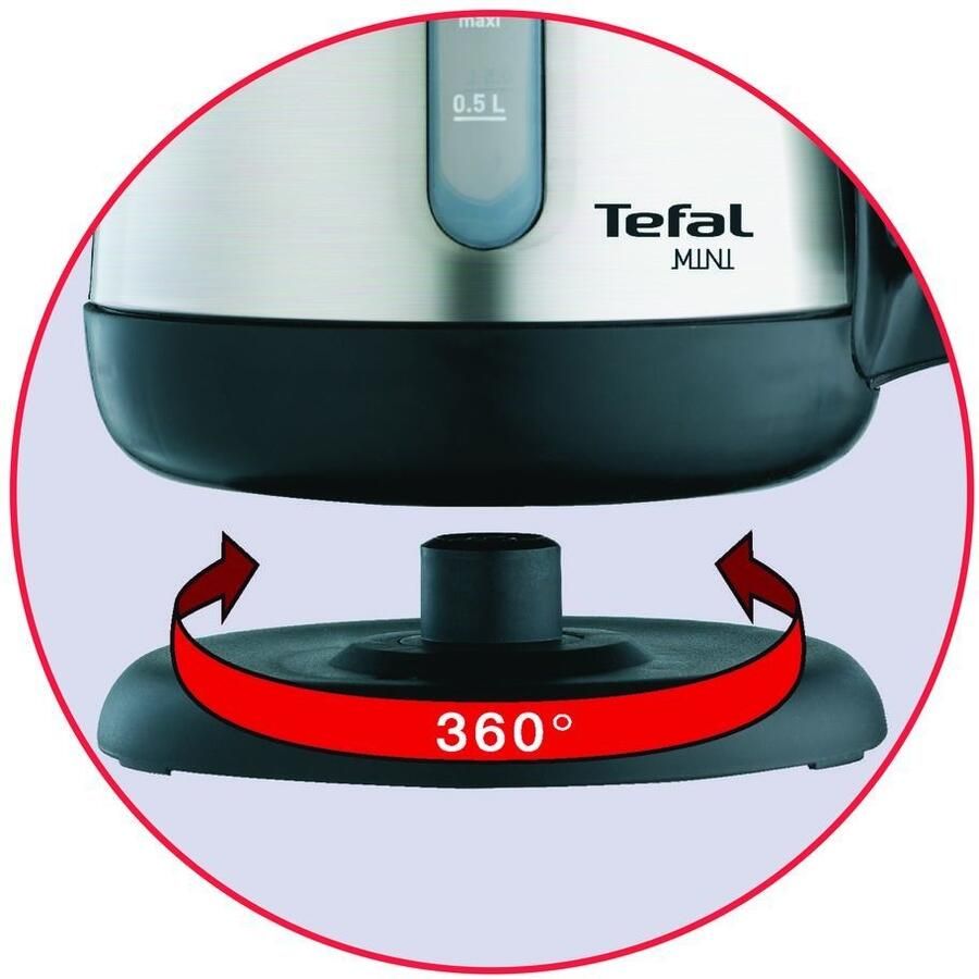 Tefal Waterkoker BI8125 0 8 l Draadloos 360°-voet droogkook- oververhittingsbeveiliging