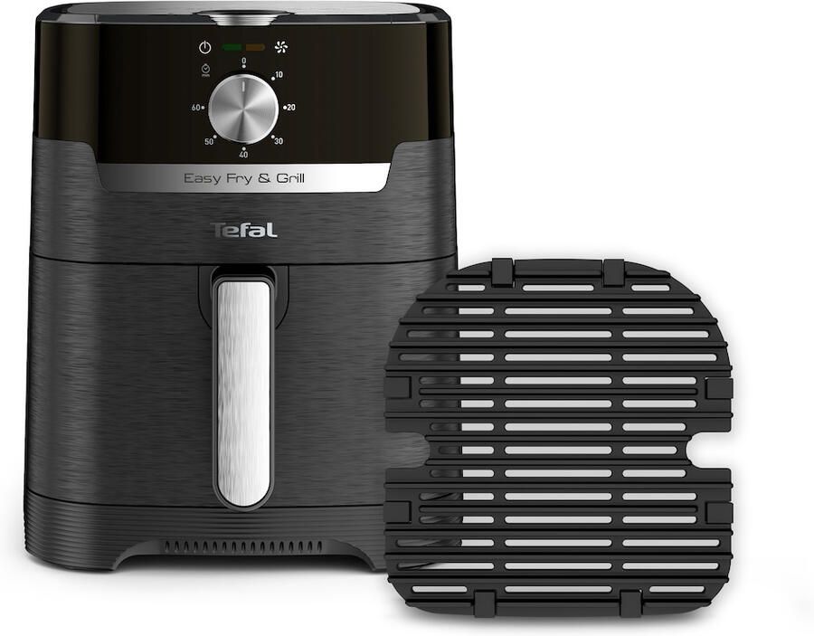 Tefal Easy Fry & Grill EY5018 2-in-1 Airfryer & Grill 4.2L 1550W Gegoten Aluminium Grillrooster 70% Energiebesparing Voor 4 Personen - Foto 5