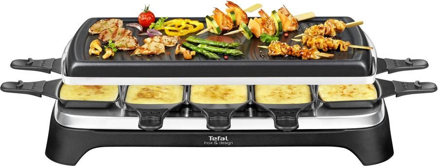 Tefal Inox & Design RE4588 Gourmetset 10 Pannetjes RVS Geschikt voor 10 Personen Anti-aanbaklaag - Foto 12
