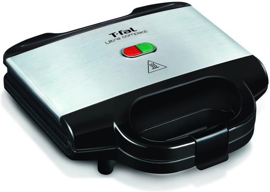 Tefal Sandwichmaker SM1552 Ultracompact bakplaten met antiaanbaklaag gemakkelijk te reinigen afm.: 26 5x12x26 cm - Foto 2