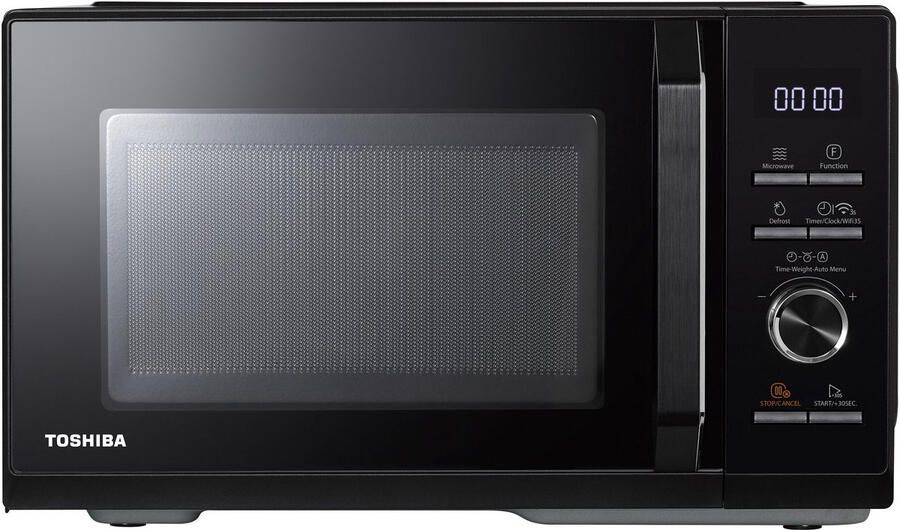 Toshiba MW3-SAC26SF(BK) Met Air Fry functie 10 jaar Garantie op Magnetronbuis 26 Liter Vrijstaand