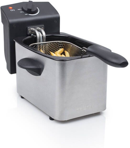 Tristar Friteuse FR-6919 Frituurpan Klein Camping Friteuse 800 Watt Deep Fryer 2 Liter RVS - Foto 3